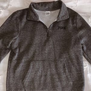 VS pink quarter zip. !